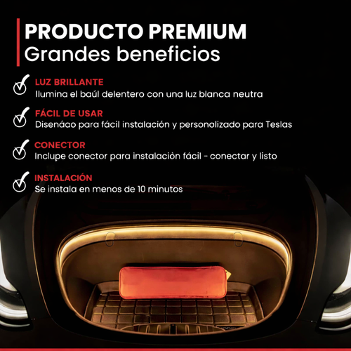 Iluminación LED Frontal para Tesla Model 3 y Model Y